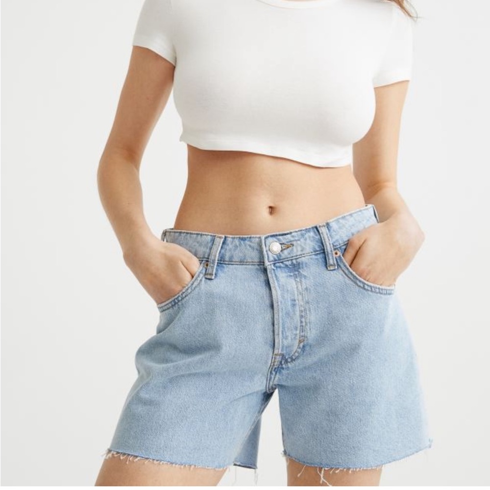 Boyfriend Denim Shorts